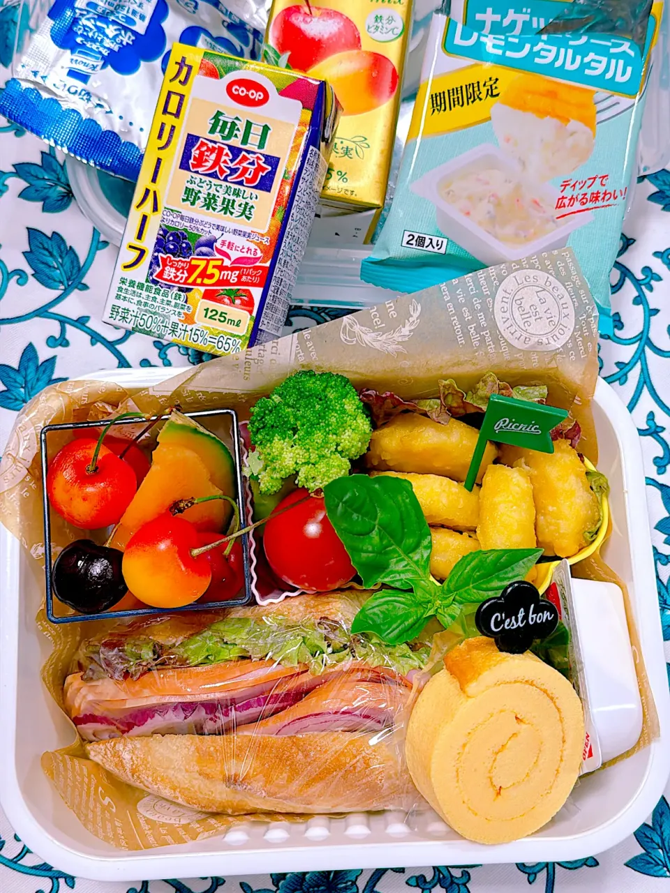 2025/07/10 手作りバゲットでカスクート弁当|Blueberry🫐さん