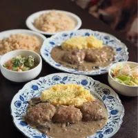 マッシュルームクリームソースのハンバーグ|Kashimanakitchenさん