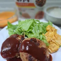 大豆のお肉でハンバーグ|デジタルパーマさん