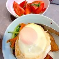 チャーシューエッグ丼|なかみほさん