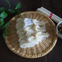 揖保乃糸*茄子ときのこのつけ汁素麺