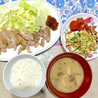 チキンの玉ねぎソースと冷奴|おしゃべり献立さん