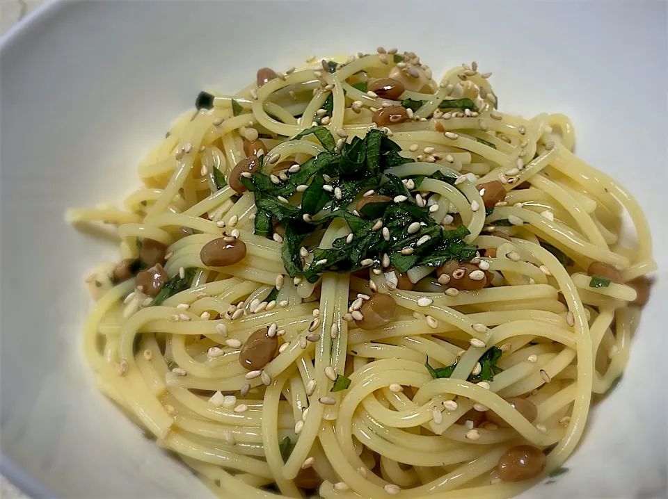 納豆パスタ|c.Kuuu.mさん
