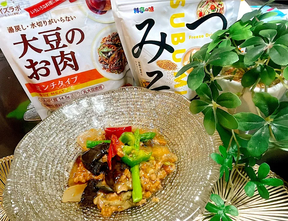 #大豆のお肉で麻婆茄子|Reikoさん