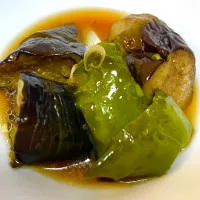本日のおつまみ🥢茄子🍆とピーマン🫑の揚げ浸し|KANAさん