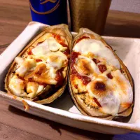 米ナスのチーズ焼き♪
