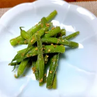 インゲンの胡麻和え|藤田 まり子さん