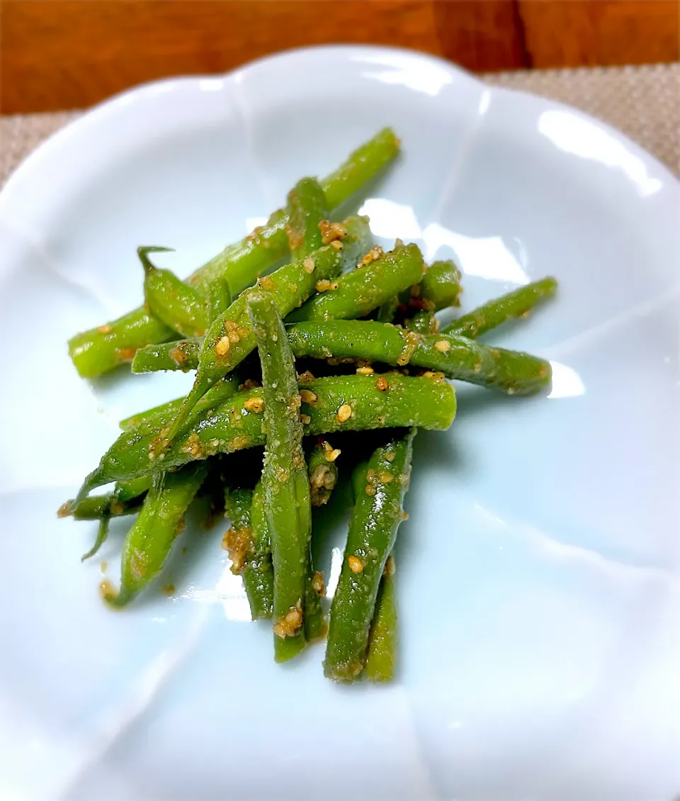 インゲンの胡麻和え|藤田 まり子さん