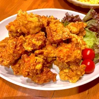 唐揚げ大量！