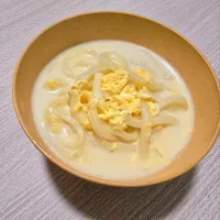 味噌ミルク煮込みうどん|とりさん