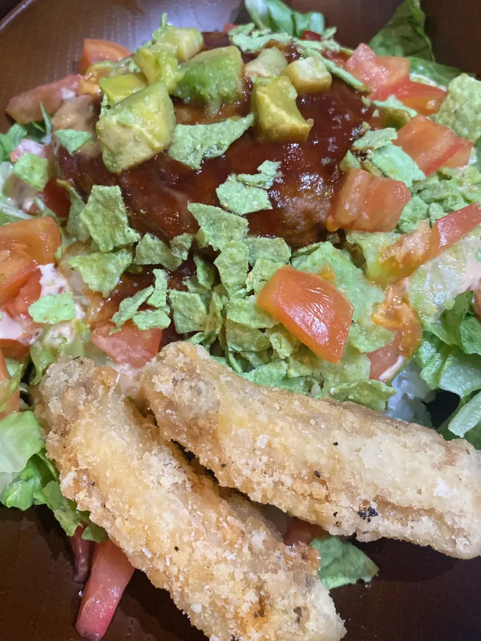 塩チキンとロコモコ丼|chi-zuさん