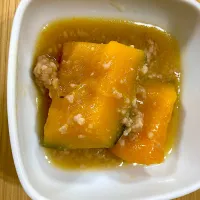 かぼちゃのそぼろ煮| ゆきんころんさん