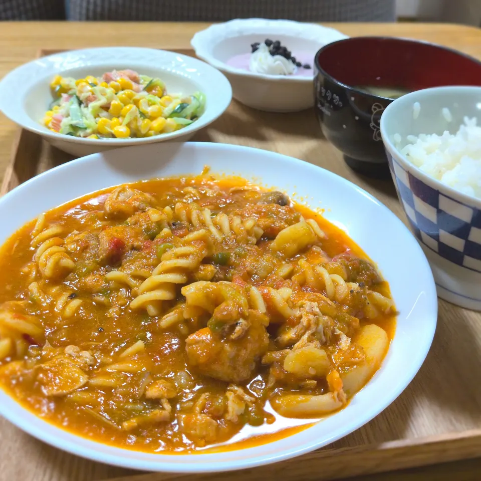 今日の夕飯|ゆずうさぎさん