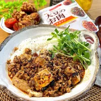 大豆のお肉で麻婆豆腐🌶️|ラゴさん。さん