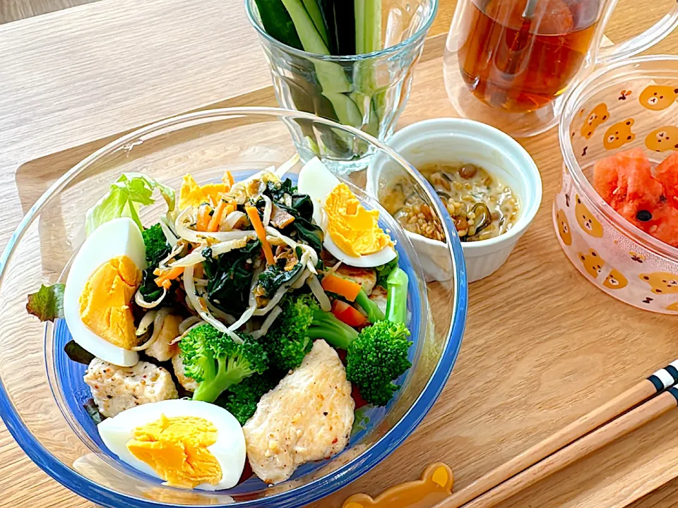 たんぱく質モリモリサラダ|ライラックマさん