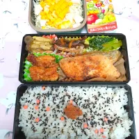 🍀2025/0711(金)鮭フライ弁当|ともちんさん