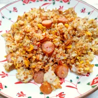 備蓄品で　いざ飯！チャレンジ　チャーハン|foodanalystＭＩＫＩさん
