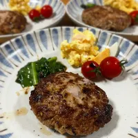＊ハンバーグ＆ポテマカ玉子サラダ＊| ＊抹茶＊さん