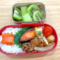 鮭　回鍋肉弁当| けいこさん