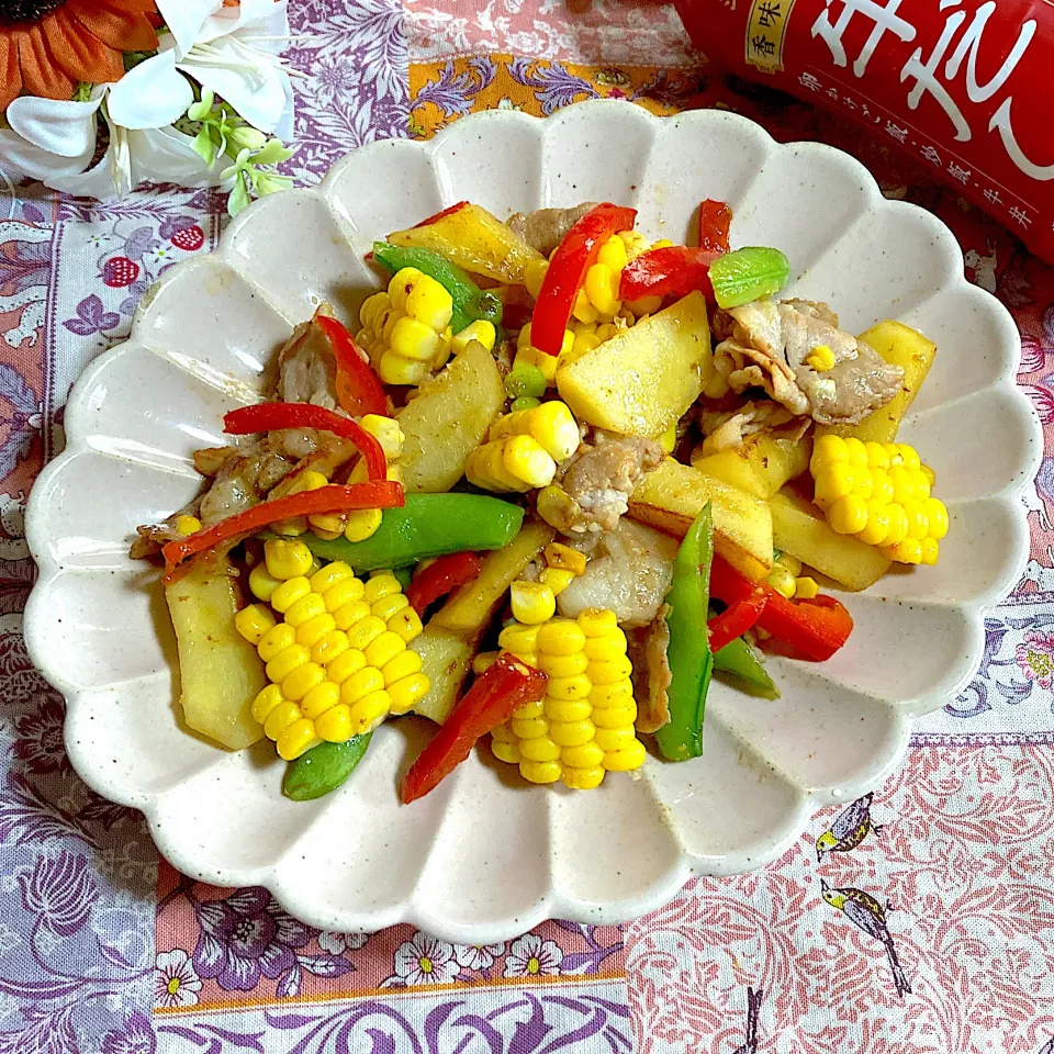 豚肉と野菜の炒め物✨|ringonamaさん