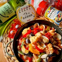 華金だよ！おいしさのみちひらくyoukiの世界バル INフランス🇫🇷アンコウとアサリのブイヤベース🥘