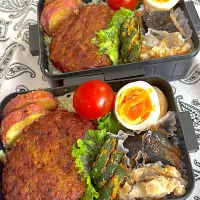 ハンバーグ弁当|hiro♪kouさん
