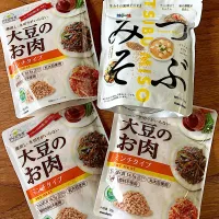 大豆のお肉と　みそつぶ| あゆさん