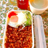 大豆のお肉でガパオライス弁当|akopeko ◡̈⋆さん