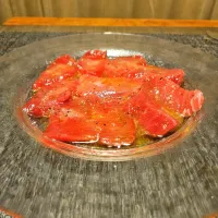 鮪のカルパッチョ|のづすけさん