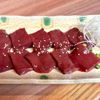 7月10日・［今日はお肉の日🍖］・①素焼きレバー😋✨（ずっと！美味しいレバーが食べれるので😊たまに食べたくなる❣️）