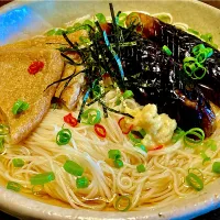 今日の麺好きランチは #香川県郷土料理               「なすそうめん」|mottoさん