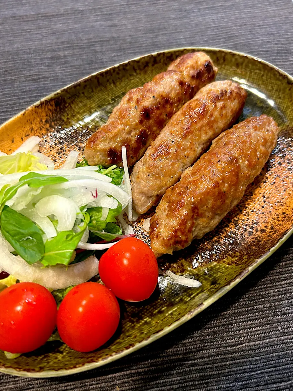 腸詰してないサルシッチャ、よく焼きで^ ^|やっちさん