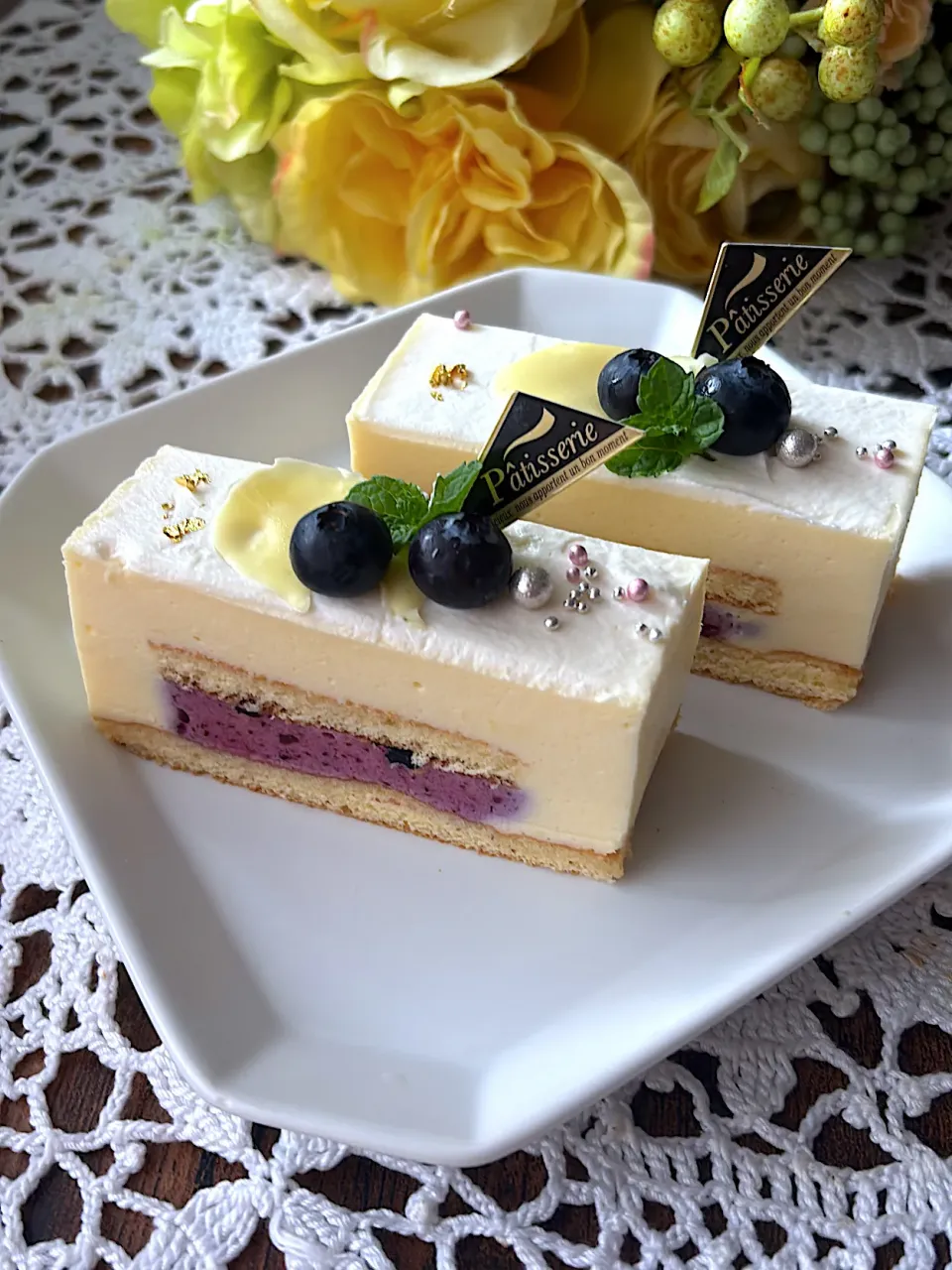 チョコレートムースケーキ🫐|とんちんさん