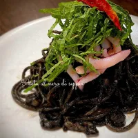 イカ墨ペペロンチーノ🦑🇮🇹|気まぐれシェフ🇮🇹🍝さん