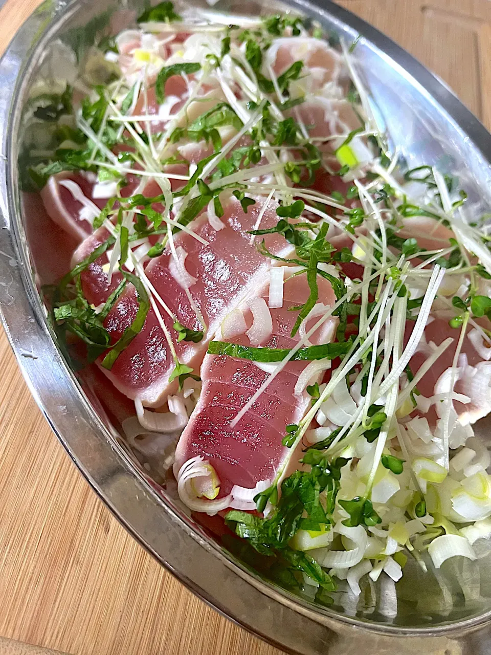 鮪のたたきカルパッチョ|Megumi...♡さん