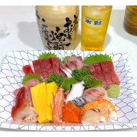 1500円分のお刺身🐟🫶|ぽんちゃんさん