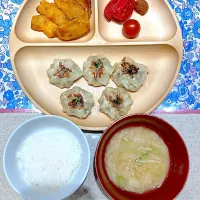 にら饅頭とかぼちゃの天麩羅|おしゃべり献立さん