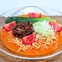 【大豆のお肉とつぶみそ🎯】激ウマ！夏はコレ！冷やし担々麺はじめました🎐