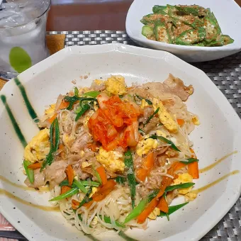 Snapdishの人気料理写真:素麺チャンプル～✴️
