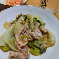 豚肉とレタスの中華蒸し|ごはんきろくさん