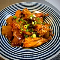 手羽中と大根の甘辛煮|ユミさん