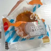 セブンイレブン とろ生チーズケーキ 塩キャラメル| 四天王さん