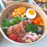 鶏ももマスタード弁当