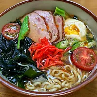 マルちゃん正麺🍜、醤油味❗️✌︎('ω')✌︎✨