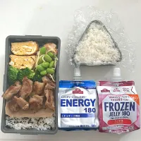 焼とり(ハラミ)
サラダパスタ
卵焼き
ブロッコリー
枝豆
のり弁
補食(🍙・ドリンクゼリー・フローズン)|ayumomさん