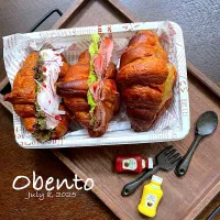 クロワッサン弁当🥐|まぁちゃんさん