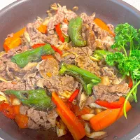 お肉ざっと焼いたの|ゆっちこさん