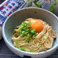 卵かけ素麺