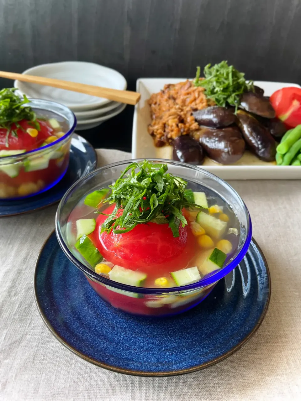 丸ごとトマトno冷製スープ|スイーツポテトさん