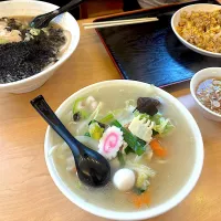#五目ラーメン　 #エビチャーハン　#岩のりラーメン| 𝕜𝕪𝟙𝟘𝟚𝟘𝟙𝟠さん